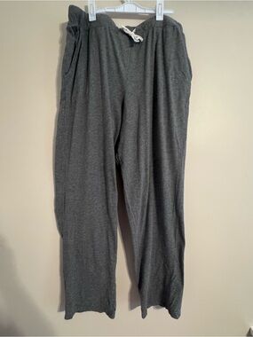 Bread & Boxers Men's Gray Lounge Pants - Organic Cotton Blend - Large